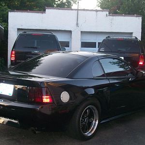 MY NEW STANG- I ALWAYS WANTED A ALL BLACKED OUT STANG!