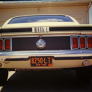 1970 Mach 1, my first Mustang... bought it new in '70!