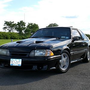 my 88 GT new fresh paint, functional mach hood, wheels and tires, UPD, Full mac exhaust...crashed and sold