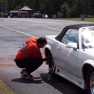 Once again cleaning that camaro