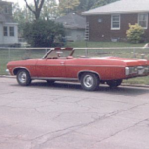 70 Impala (not a bad first car eh? Thanks Gramps!)