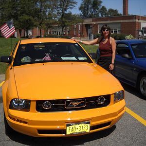 Mustang Rally Finger Lakes 2010 001 - Me and GrabberPoise, a love story!