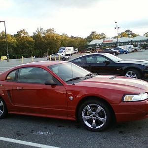 Like my username points out, the red mustang is mine =)