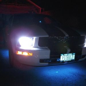 first look at them 12000K blue HIDs