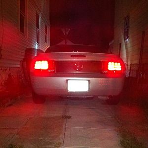 new LED'z i put in u cant see the LED third brake light tho -_- hopefully will take some more pics soon