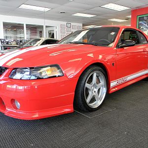 STOCK 0318 2002 Ford Mustang Roush RED 001