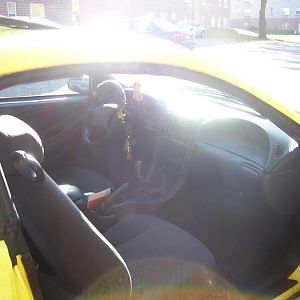 2002 Yellow Mustang (Tweety Bird)
5-Speed G6
75K Miles
Arizona Car
One owner
All Maintenance Records
Security system, moon roof, needs new tires
