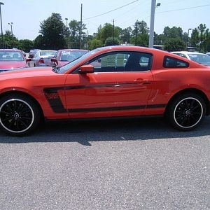 2012 MUSTANG BOSS
JUST BOUGHT THE BOSS, 
WAITING ON DELIVERY