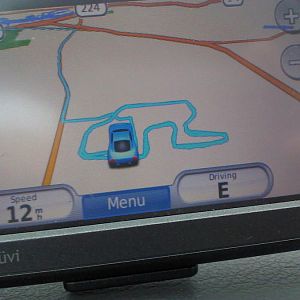 My GPS after laps @ Watkins Glen :) 2012
