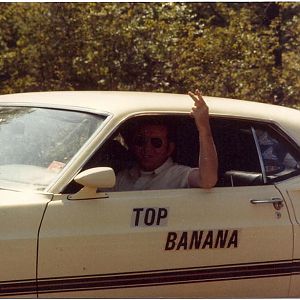 The guys that worked for him named the car "Top Banana" one day as a prank, with stick on letters, and he kept them on there for two years. lol

Not