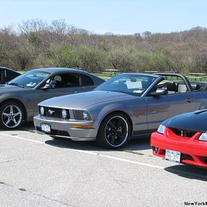 Thats me the 02 with headlights tints and chrome cobra r's   This is the montauk cruise at montauk state park

Great Day