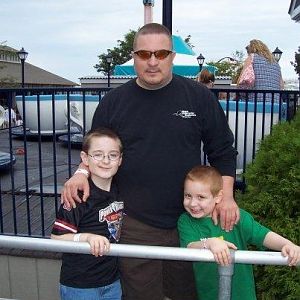 My boys and I last summer at Seabreeze