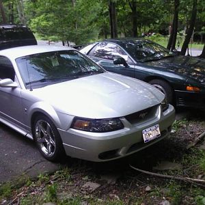 my mustang   and my brothers      3000gtvr4