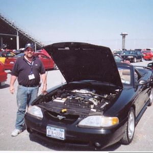 April of 2004 at Nashville for the 40th Aniv standing by my best friend's 98 SVT Cobra