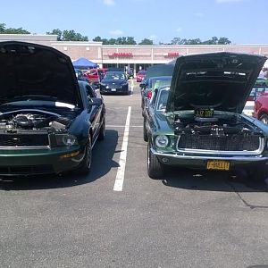 All Ford Show. Ended up next to an original Bullitt whose owner had documentation that showed the car was used in the movie.