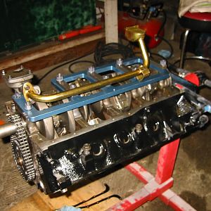 400 buck stock rebuild shortblock, main support and TRW forged pistons included