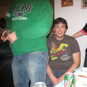 Todd being molested by Alex's butt