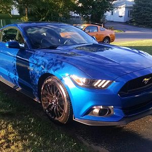 My new 2017 Lightning blue metallic GT
