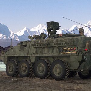 Stryker armored vehicle
