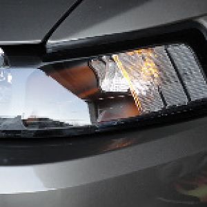 Head light with LED Ambers