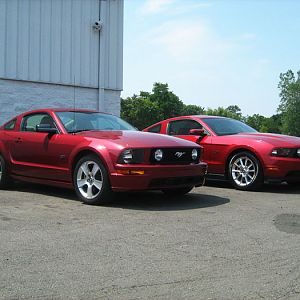 The day I trade it in my "old" 2007 GT and got the new 2010 GT (July 17, 2009)