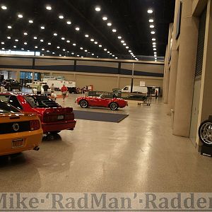 2012 Buffalo Motorama the cars are getting into place