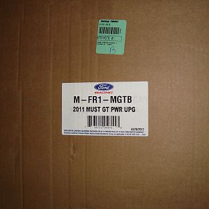My Ford Racing Power Upgrade kit is arriving one box at a time. Mufflers are here.