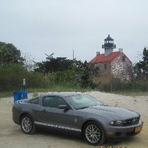 Car & lighthouse (May 2012)