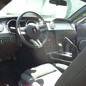 The interior from the drivers side.