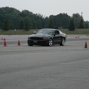Tearing it up in autocross!