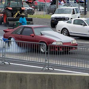 True Street to the lanes...Fun Ford Weekend at The Rock, Rockingham Dragway in NC.  12.0 index winner.