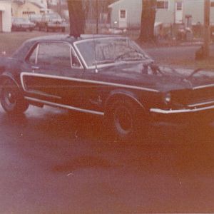 My 1st mustang.A 1968 ,289 ,auto., Presidential Blue. I bought it in 1973 right after graduating from high school.