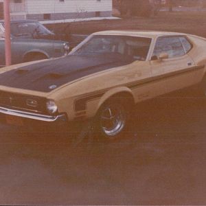The second car I owned.1971 Boss 351.
