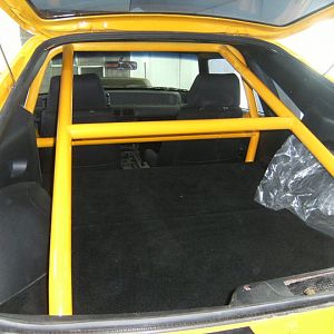 6 point cage, rear seat delete