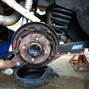 Stock disc brakes and axles