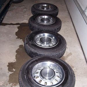 Found this near mint set of wheels for sale on the Fairlane Club's website.