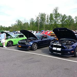 Car show at MIR, me, Ed,and JLT's Jays got to have it green GT