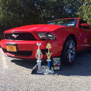 Took second place in the stock 2010-2014 class!