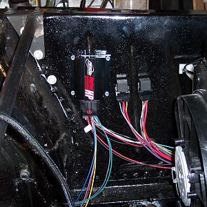 1/18/18 Installed the ignition box & started running the wires.