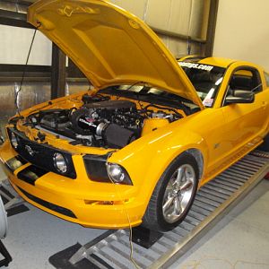 10.10.2009 Tony's Mustang on the Dyno!!!